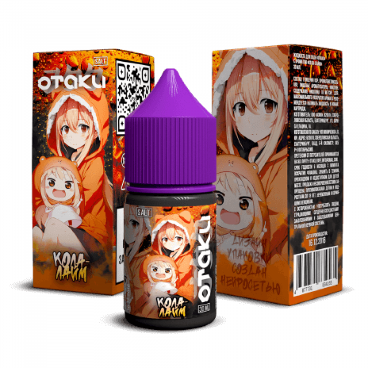 Жидкость Otaku Salt - Кола - лайм 30 мл (20 мг)
