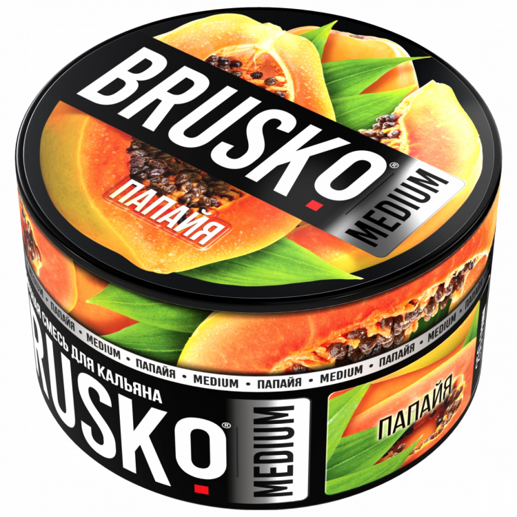 Бестабачная смесь BRUSKO Medium - Папайа 50 гр