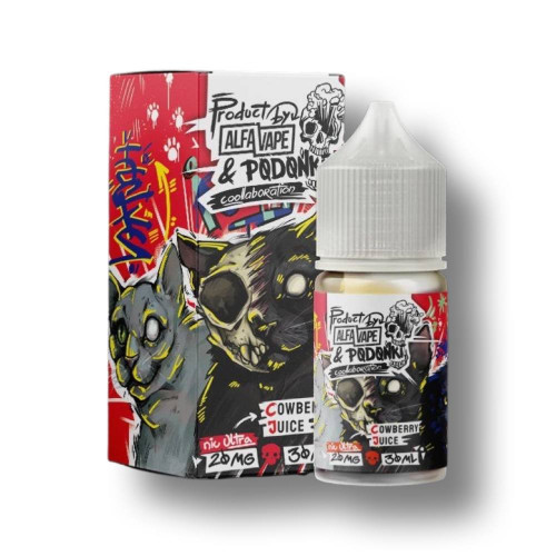 Жидкость Alfa Vape & Podonki Hard Ultra Salt - Cowberry Juice 30 мл (20 Ultra)