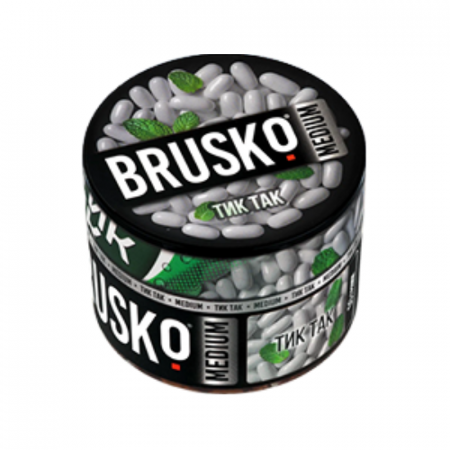 Бестабачная смесь BRUSKO Medium - Тик Так 50 гр