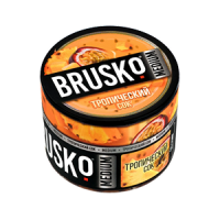 Бестабачная смесь BRUSKO Medium - Тропический сок 50 гр